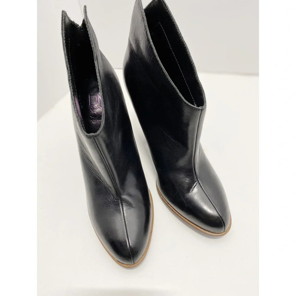 DMSX Donald J Pliner Black Leather Ankle Boots - Picture 3 of 10